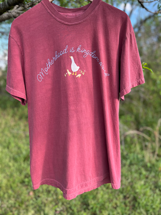 'Motherhood is Kingdom Work' Tee